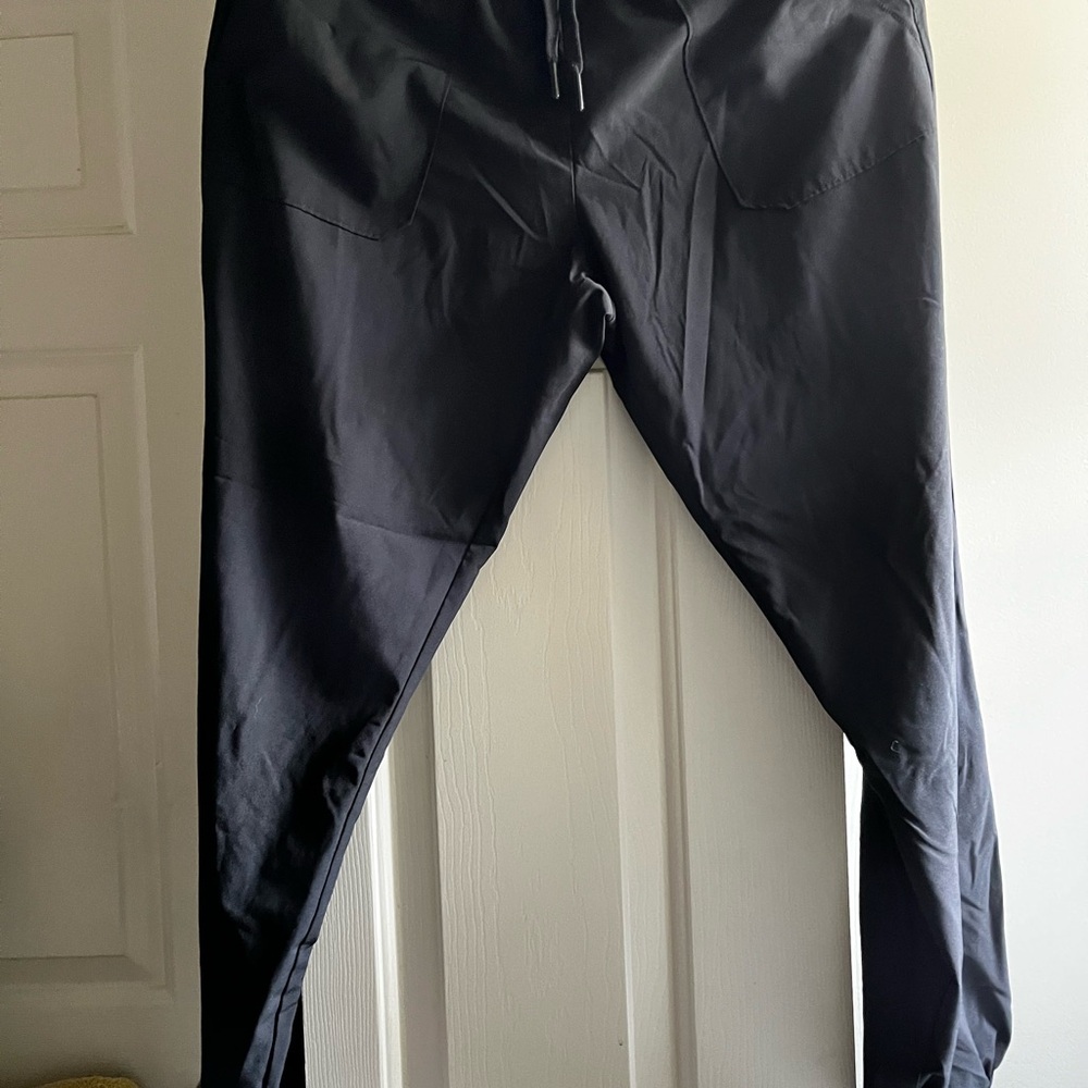 Mondetta Black Track Pants with Tapered Leg Design